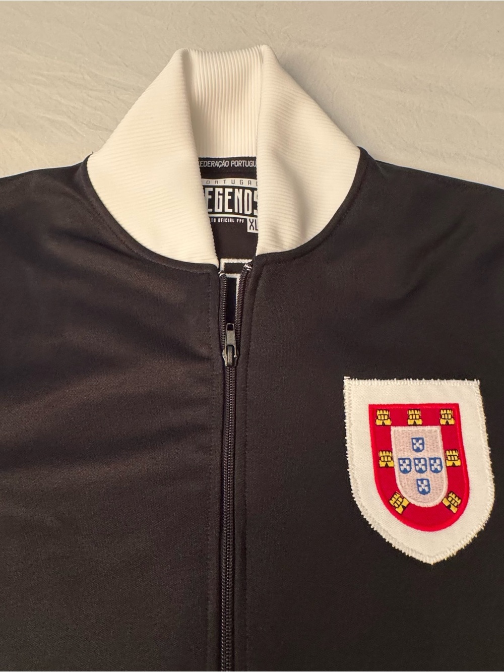 Portugal Legends Jacket Size XL Full Zip FPF FEDERAÇÃO PORTUGUESA Futebol Soccer